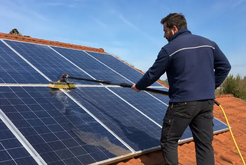 Nettoyage et entretien de panneaux solaires à Fitou