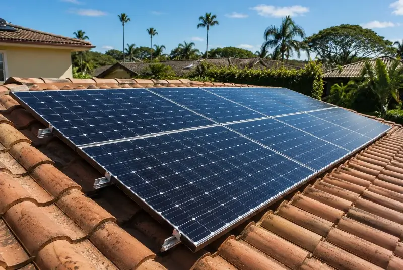 Installation de panneaux solaires à Fitou